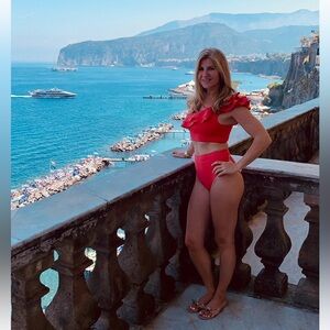 Maygel Coronel Ruffle Two Piece Bikini Set ❤️